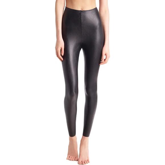 Commando Control Top Black Faux Leather Leggings Size Small - Picture 1 of 5